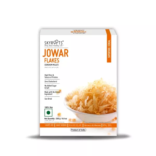 Skyroots Jowar Flakes - 250 gm