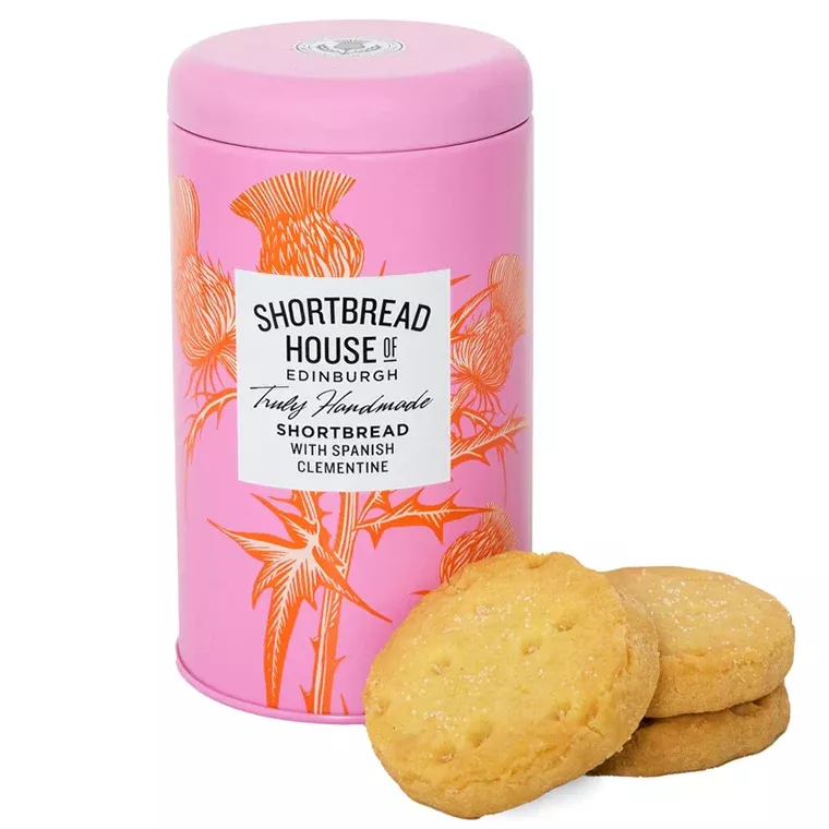 Spanish Clementine Shortbread Tin