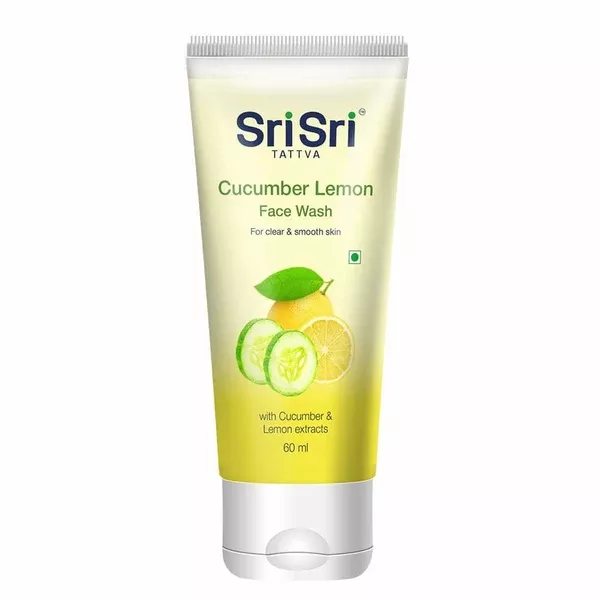 Sri Sri Tattva Cucumber & Lemon Face Wash - 60 ml