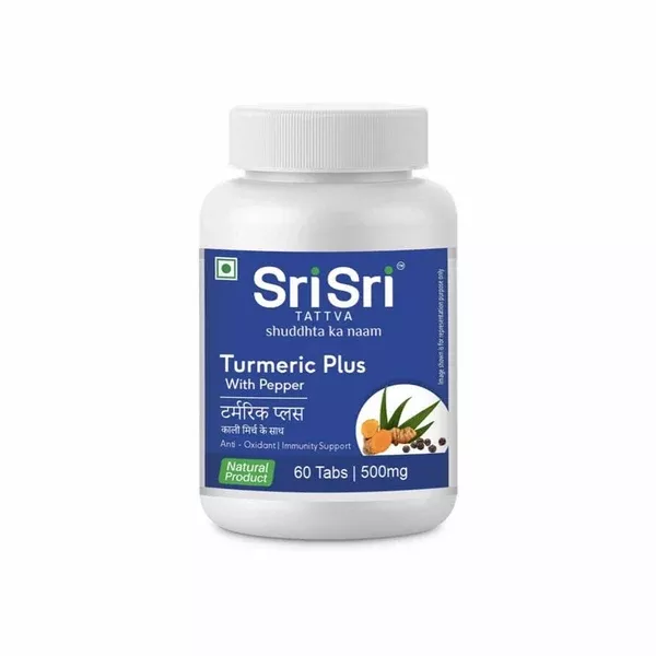 Sri Sri Tattva Turmeric Plus Tablet - 60 tabs