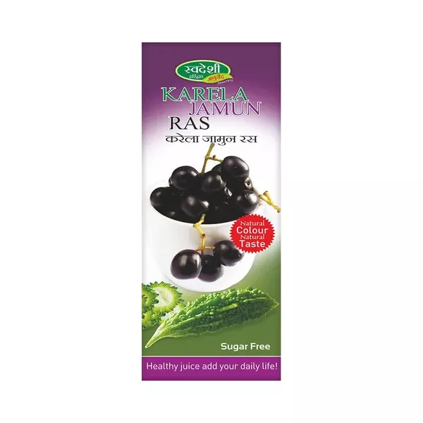 Swadeshi Karela Jamun Ras - 500 ml