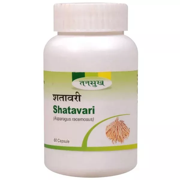 Tansukh Herbals Shatavari Capsules - 60 Capsules