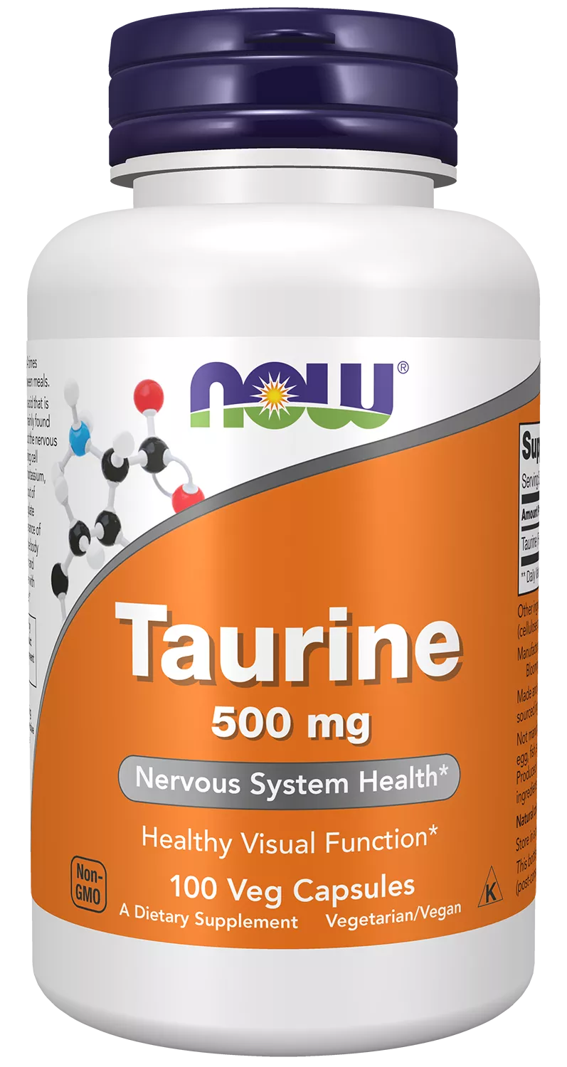 Taurine 500 mg Veg Capsules