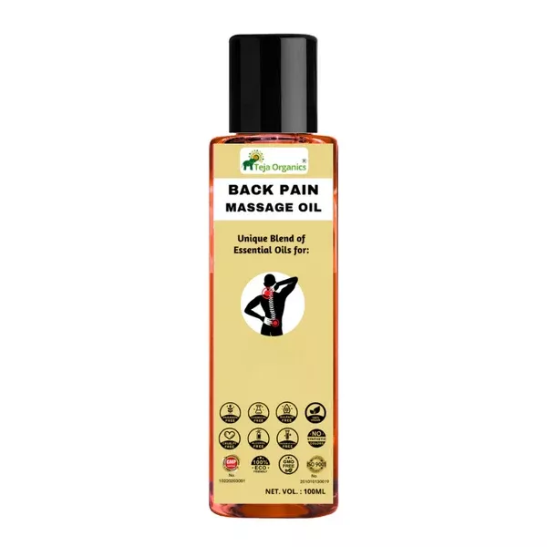 Teja Organics Back Pain Massage Oil - 100 ml