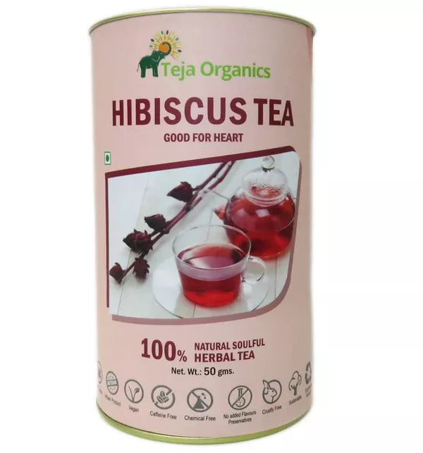 Teja Organics Hibiscus Tea - 50 gm