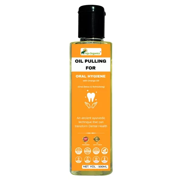 Teja Organics Oil Pulling For Oral Hygiene - 200 ml