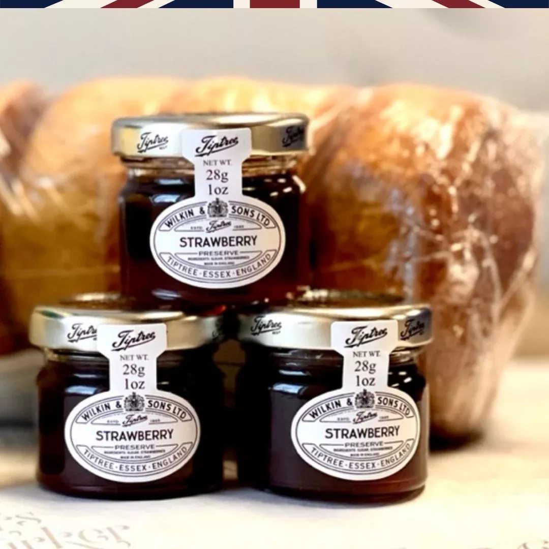 Tiptree Strawberry jam pots 3 pack
