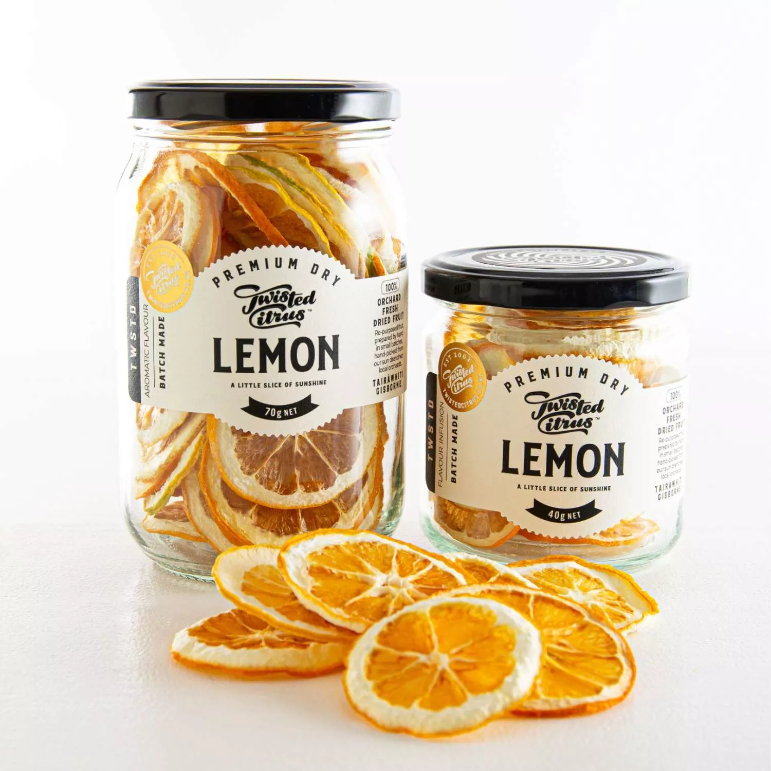 Twisted Dried Fruit - Lemon