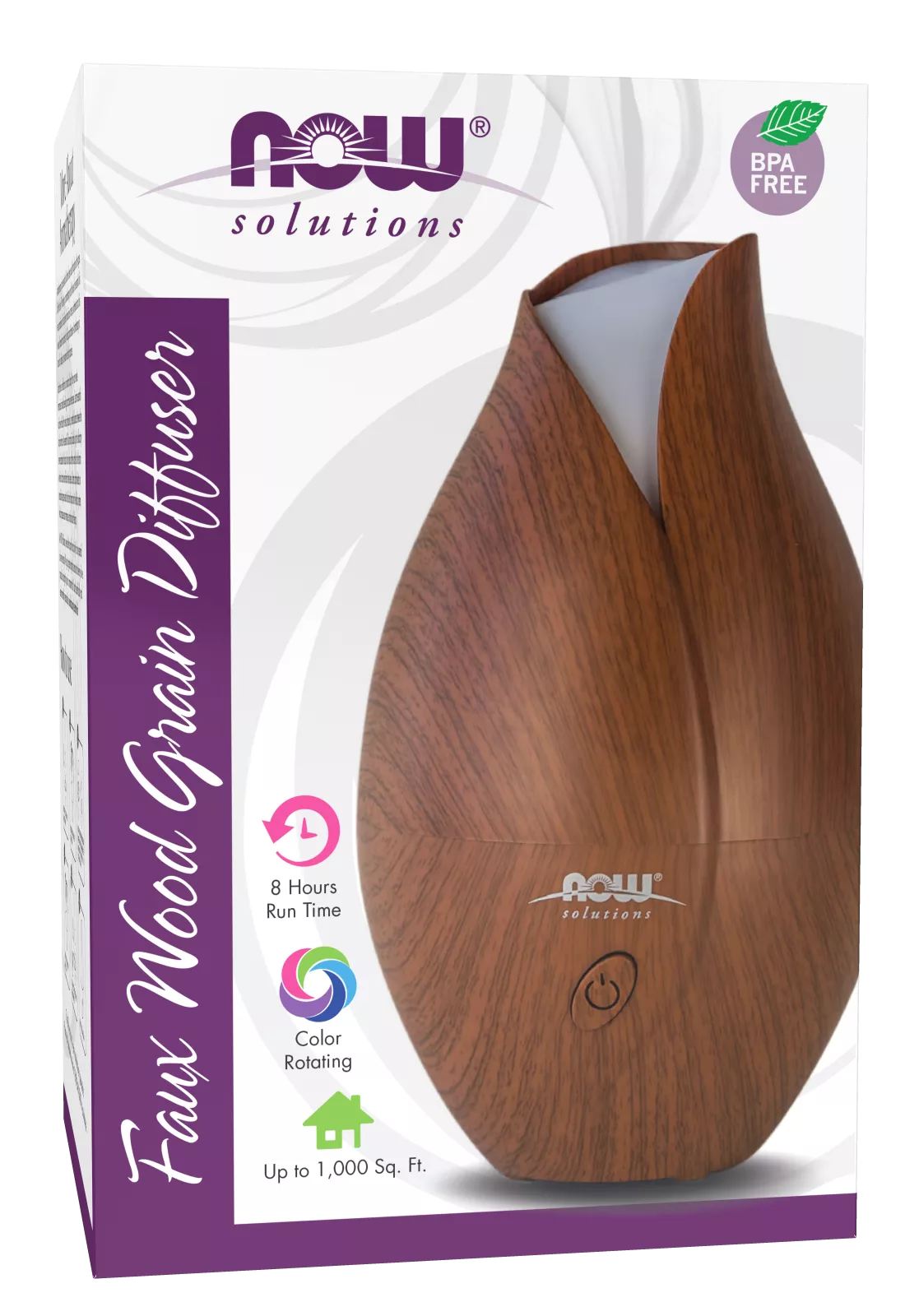 Ultrasonic Faux Wood Grain Essential Oil Diffuser