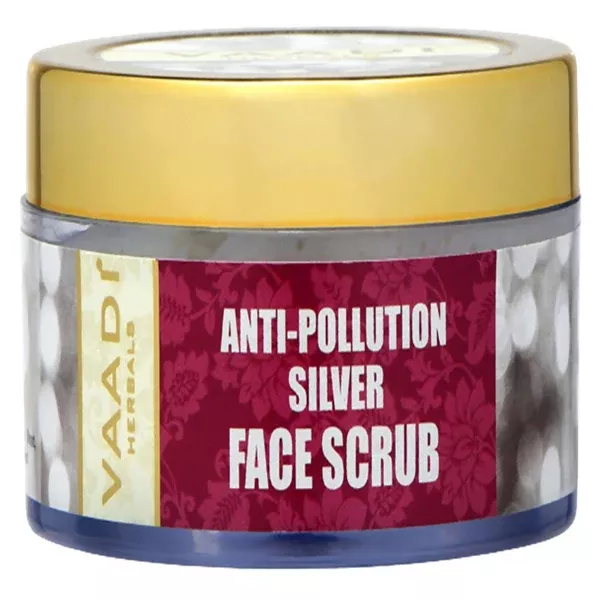 Vaadi Herbals Anti-Pollution Silver Face Scrub - 50 Gm