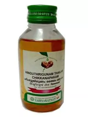 Vaidyaratnam Hinguthigunam Thailam Chikkanapakam - 100 ml