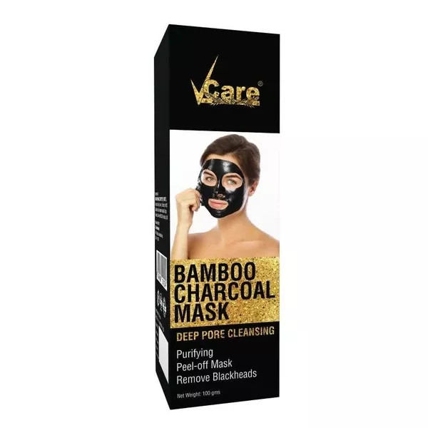 VCare Bamboo Charcoal Mask - 100 gm