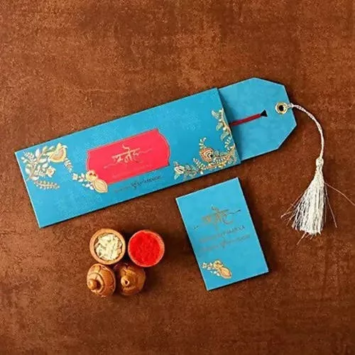 Vibrant Ganesha Rakhi & Cadbury Fruit N Nut Chocolates - Combo Pack