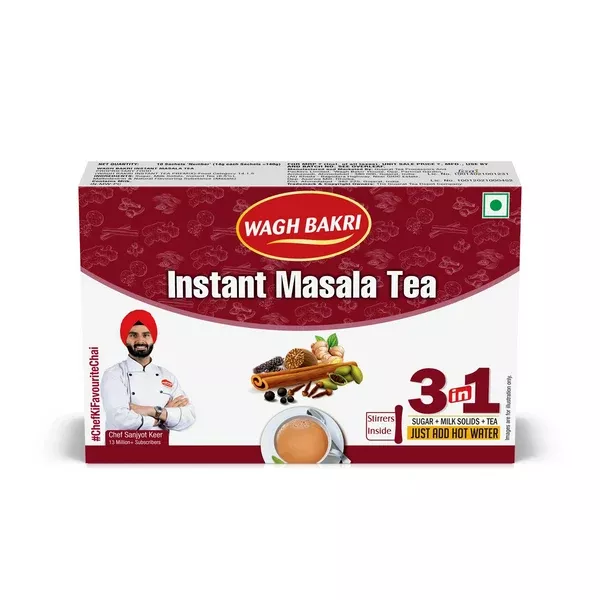 Wagh Bakri Instant Masala Tea Premix - 140 gm
