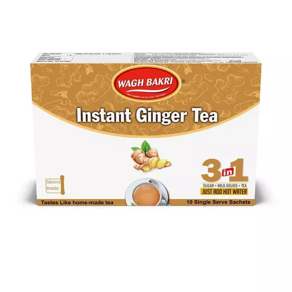Wagh Bakri Instant Premix Ginger Tea - 140 gm