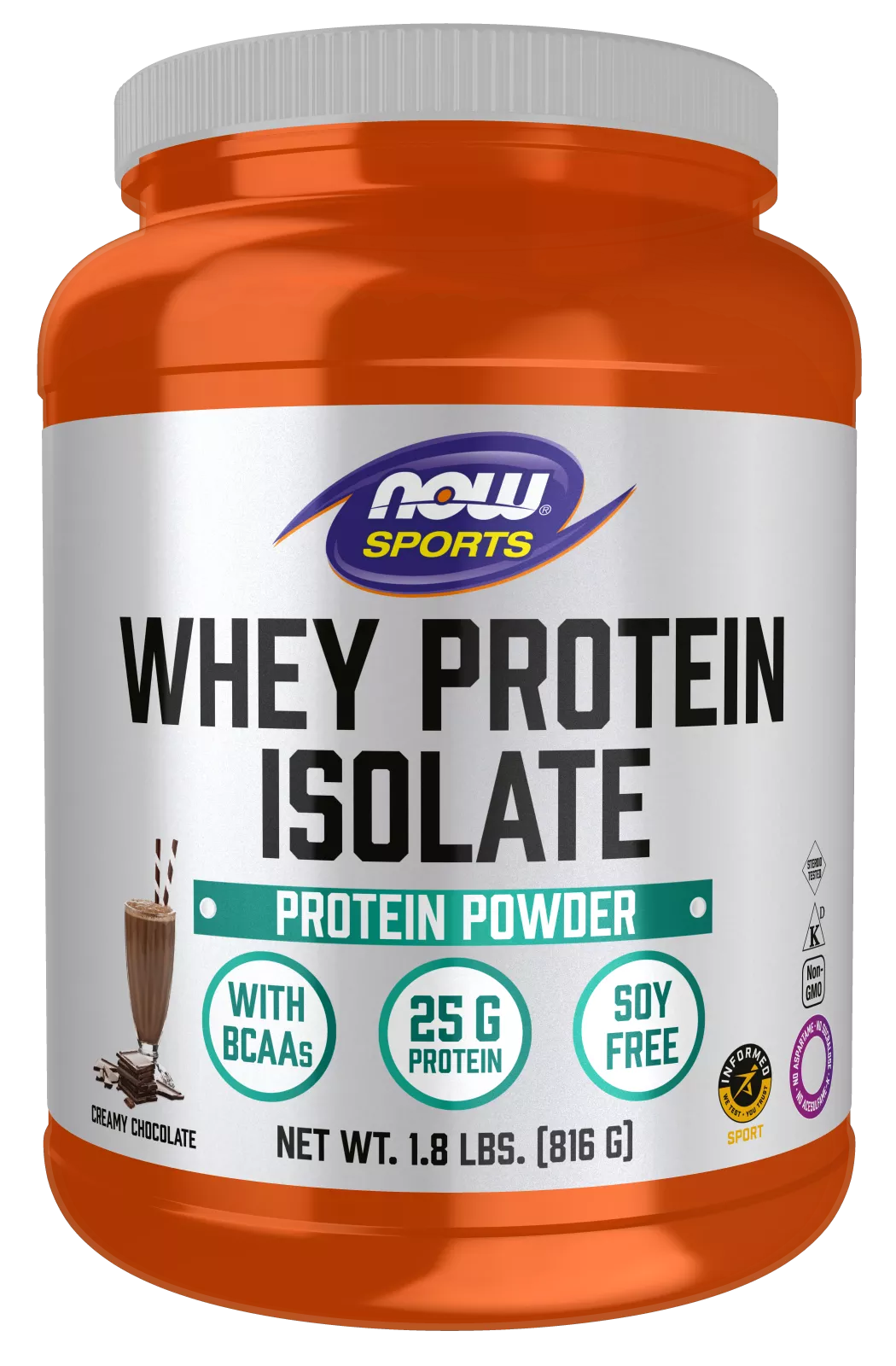 Whey Protein Isolate, Creamy Chocolate Powder