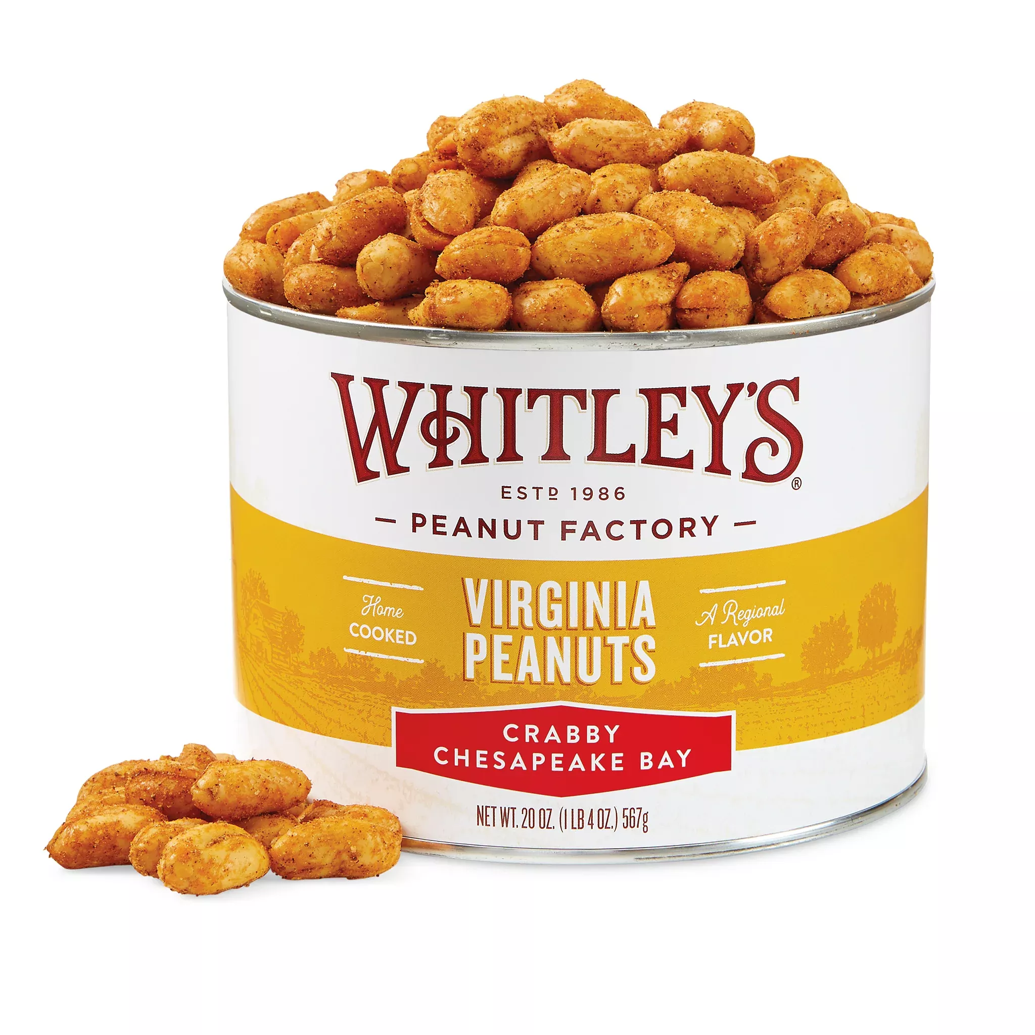 Whitley's Crabby Chesapeake Bay Virginia Peanuts