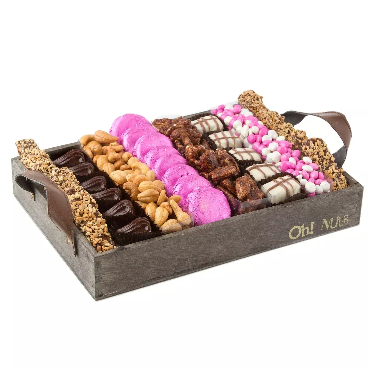 Wooden Baby Girl Nuts & Chocolate Line Up - Medium 12"
