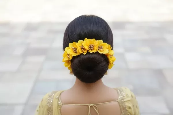 Yellow Orchids Gajra