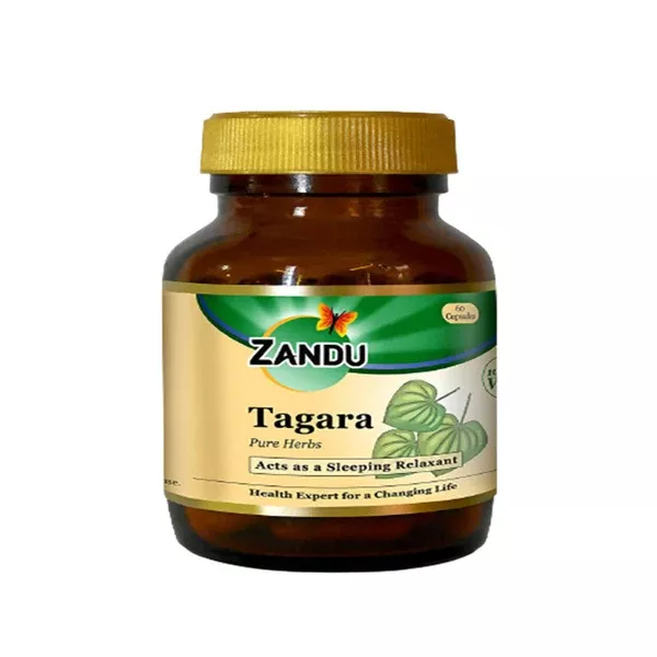 Zandu Tagara Pure Herbs Capsules - Pack of 1
