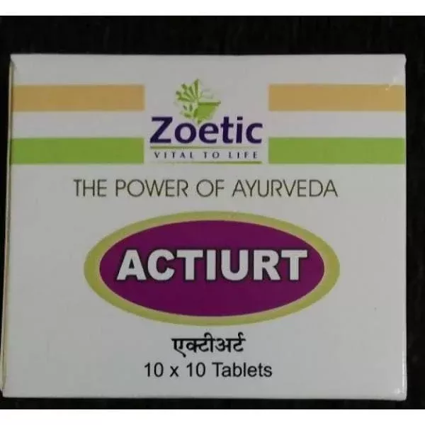 Zeotic Ayurveda Actiurt tablet - 100 tab