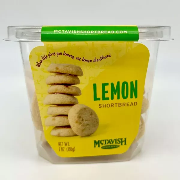 Zesty Lemon Shortbread - 7oz. Tub